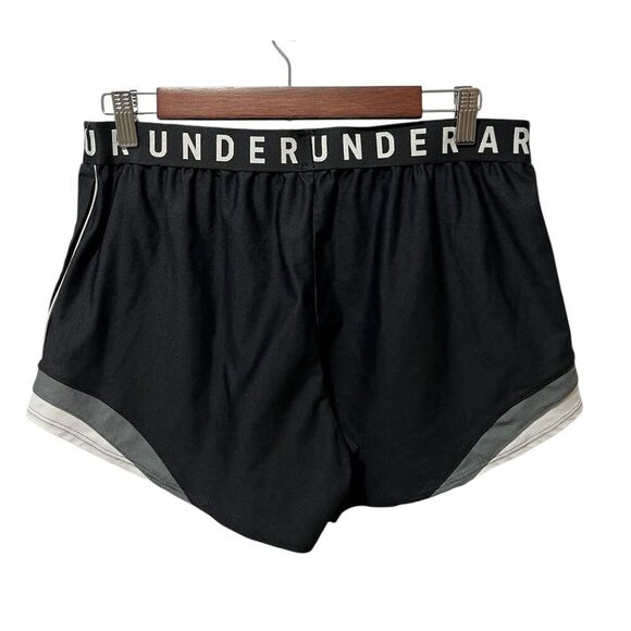 Under Armour Women's Play Up Trico Athletic Shorts Black Size Large Loose - Picture 5 of 10